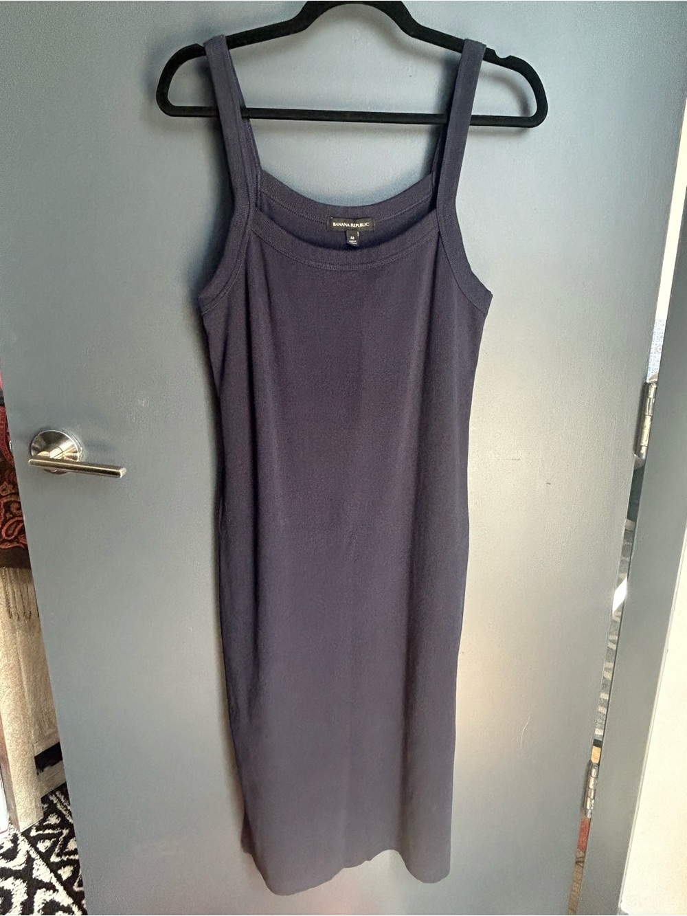 Banana Republic Dark Navy Tank Midi Dress